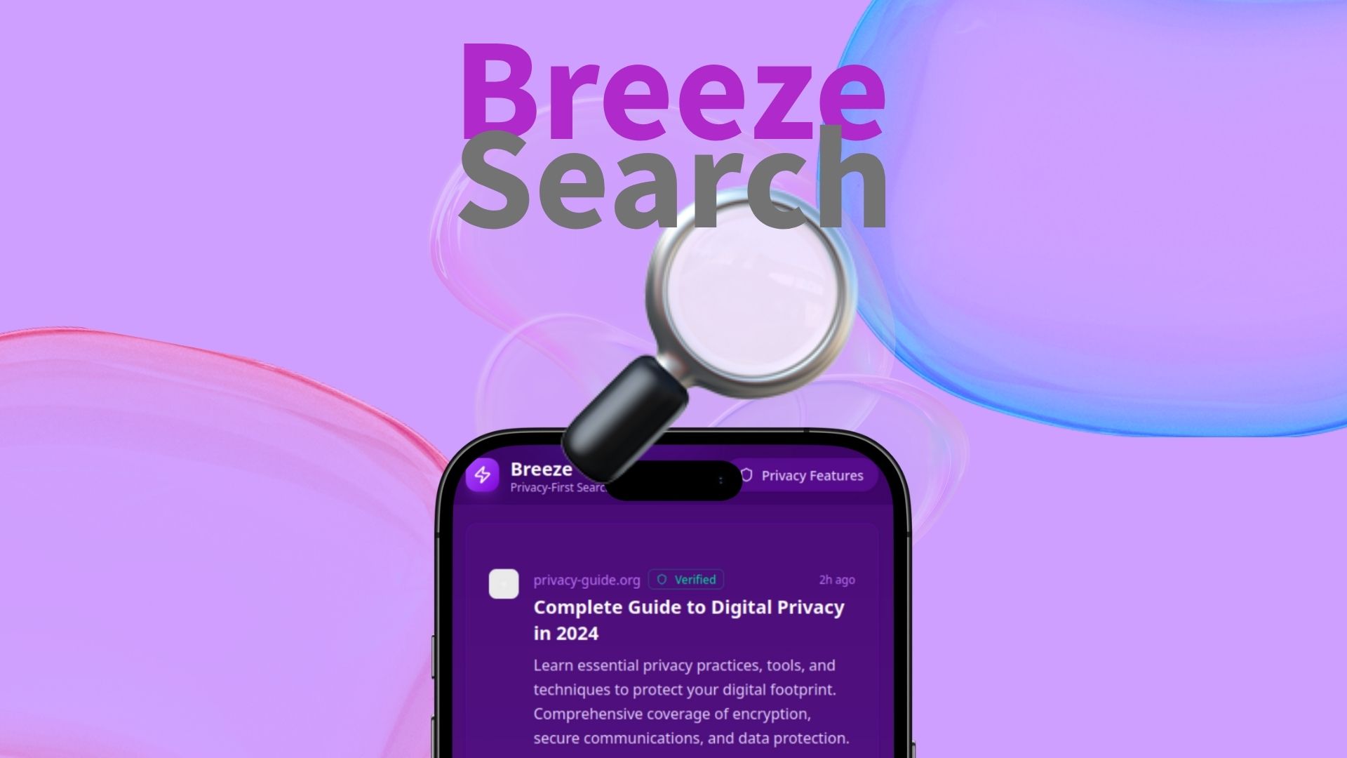 Breeze Search Mockup